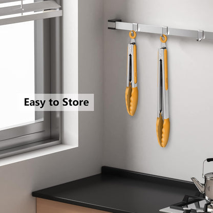 Purilite Select Silicone &amp; Stainless Steel Kitchen Tongs