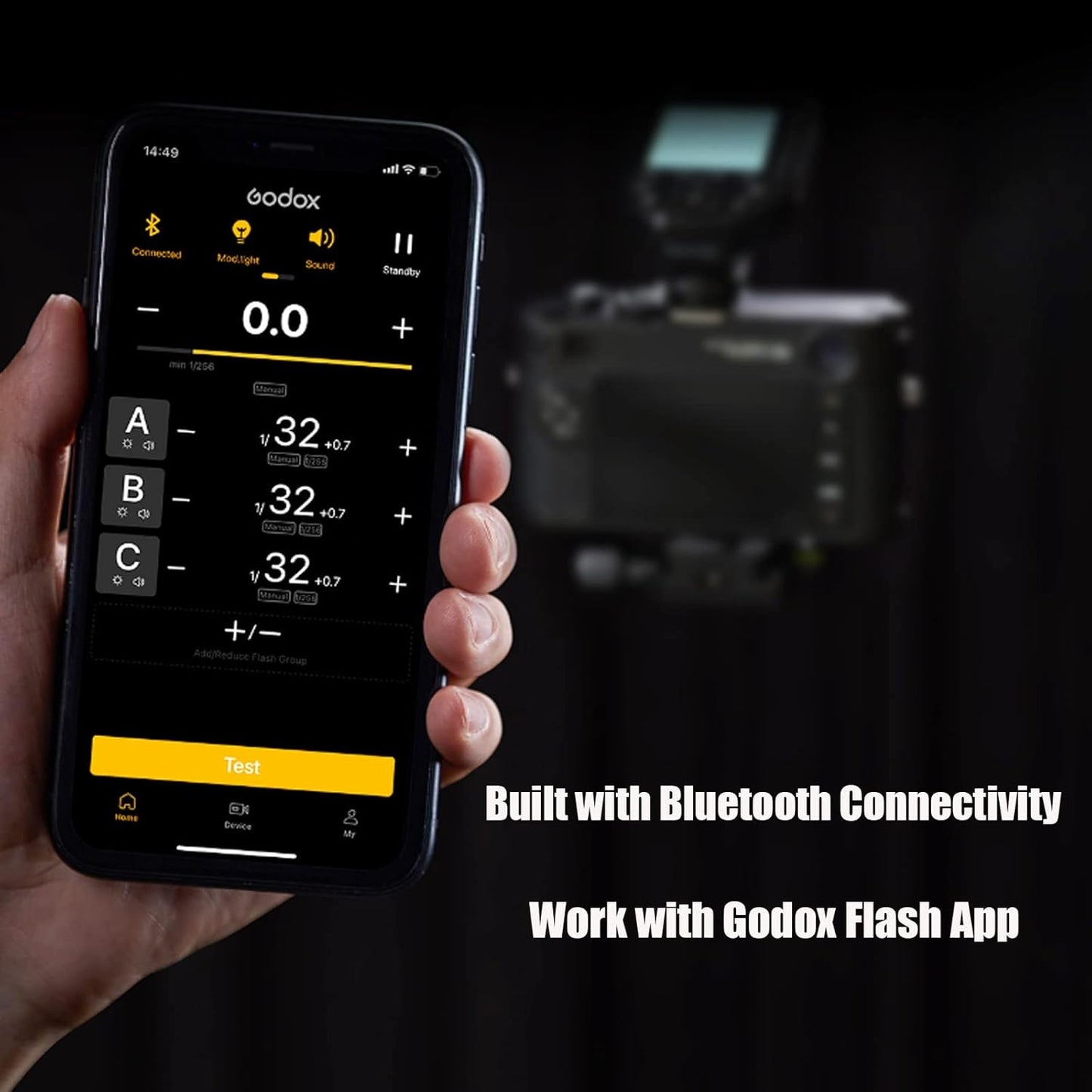 Godox XProII XProII-C XProIIC Flash Trigger for Canon, Godox Flash Wireless Transmitter TTL 2.4G HSS 1/8000S Bluetooth Connection, Large Screen Trigger for Canon EOS Cameras(XPro XPro-C Upgraded)