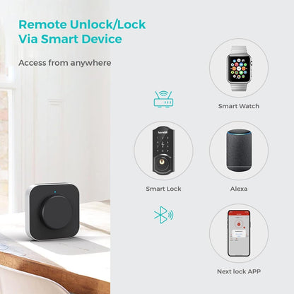 Keyless Entry Door Lock Deadbolt, Hornbill Smart Lock Front Door, Electronic Door Locks with Keypads, Digital Auto Lock Bluetooth Smart Door Locks for Homes Bedroom