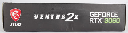 MSI Gaming GeForce RTX 3060 12GB 15 Gbps GDRR6 192-Bit HDMI/DP PCIe 4 Torx Twin Fan Ampere OC Graphics Card (RTX 3060 Ventus 2X 12G OC)