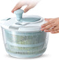 Lettuce Spinner - Fruit and Vegetable Spinner - 5L Capacity Kitchen Manual Dewatering Equipment for Healthy Eating Meal Prep Home Food Truck