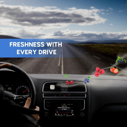 Air Jungles New Car Scent Car Air Freshener Clip, 6 Car Freshener Vent Clips, 4ml Each, Long Lasting Air Freshener for Car, Up to 180 Days Car Refresher Odor Eliminator