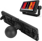 Universal Fish Finder Mount Plate for Garmin,- Durable Nylon and Silicone - High Stability - Compatible with GPSMAP, Striker Plus, ECHOMAP, HDS Carbon, Hook Reveal,