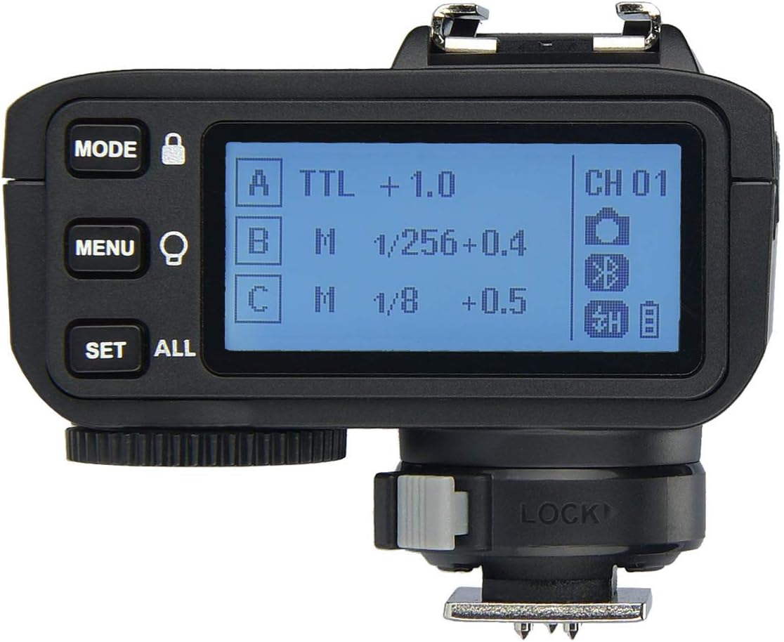 Godox X2T-C TTL Wireless Flash Trigger for Canon Bluetooth Connection Supports iOS/Android App Contoller, 1/8000s HSS, TCM Function,Relocated Control-Wheel,New AF Assist Light