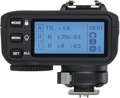 Godox X2T-C TTL Wireless Flash Trigger for Canon Bluetooth Connection Supports iOS/Android App Contoller, 1/8000s HSS, TCM Function,Relocated Control-Wheel,New AF Assist Light