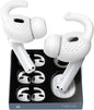 Gcioii 3 Pairs Ear Hooks Covers for AirPods Pro 2 [Added Storage Pouch] Anti-Slip Accessories Compatible with Apple AirPods Pro 2nd Generation (White)