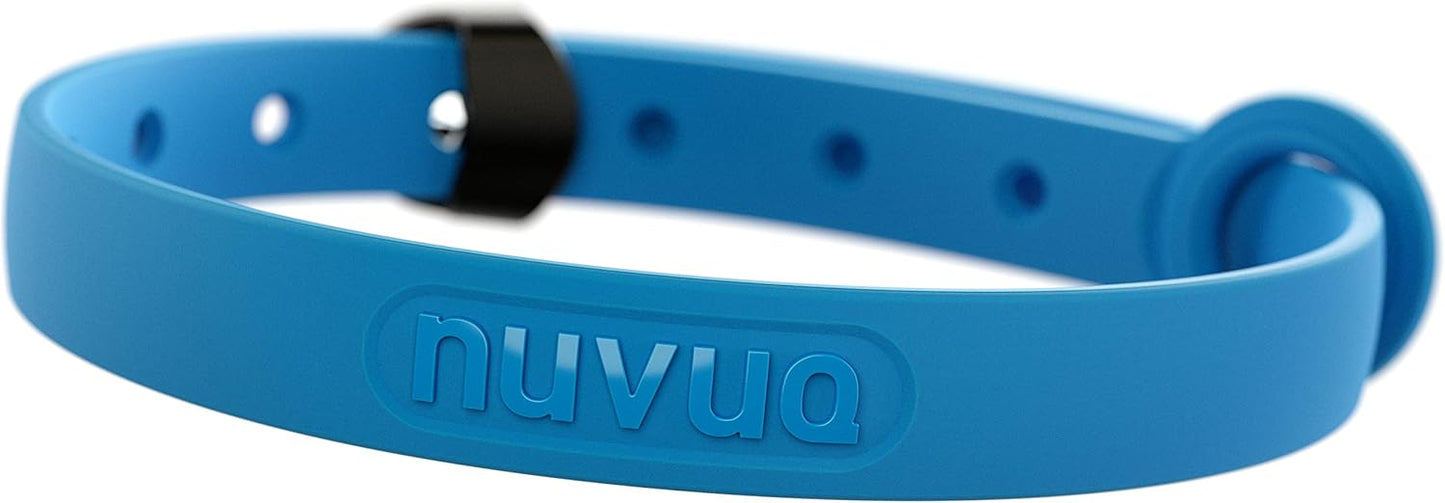 Waterproof Dog Collar - Durable, Comfortable and Adjustable Silicone Dog Collar with Wear Resistant Buckle and ID Tag Ring for Small Dogs by Nuvuq (Black, Small)