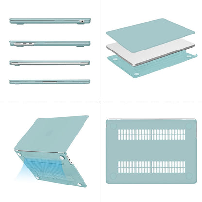 MOSISO Compatible with MacBook Air 13 inch Case 2025 2024 2023 2022 M4 A3240 M3 A3113 M2 A2681, Plastic Hard Shell&Keyboard Cover&Screen Film&Pouch for MacBook Air 13.6 inch Case, Crystal Clear