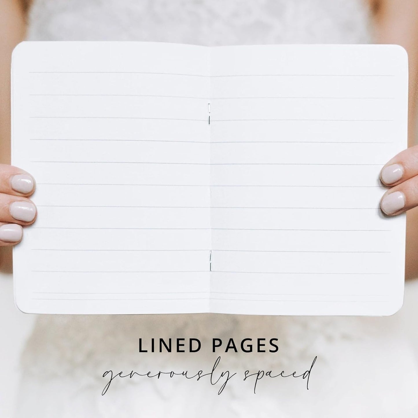 Wedding Vow Books His and Hers, Gold Foil Lettering & Keepsake Sleeve, Wedding Day Essentials, Beautiful His and Hers Gifts for The Bride and Groom (Cream & Cream)