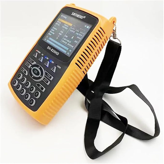 SH-820HD 3.5inch Combo Satfinder Satellite Finder Meter H.265 HEVC DVB-S/S2/T/T2/C/CCTV HD Digital Signal Finder Meter(S2)