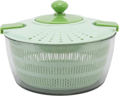 Salad Drainer Bowl Salad Dryer 4L Vegetable Dryer PP Salad Spinner Multifunction Salad Drainer Bowl for Home Kitchen Green