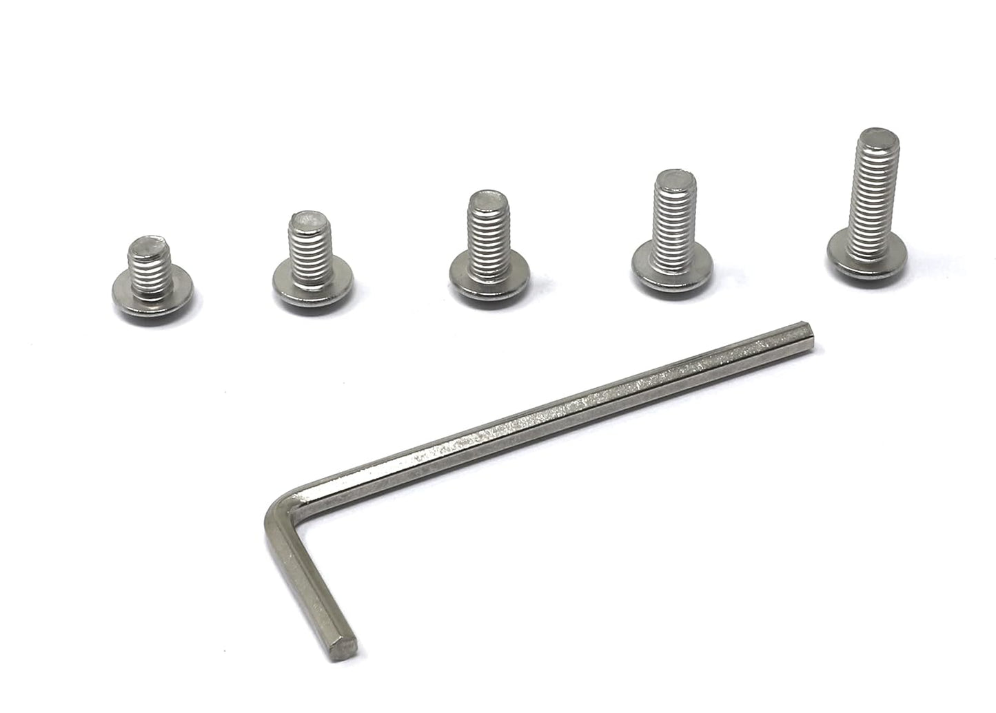 iexcell 50 Pcs M6 x 20mm Thread Pitch 1 mm Stainless Steel 304 Hex Socket Button Head Cap Screws Bolts Kit