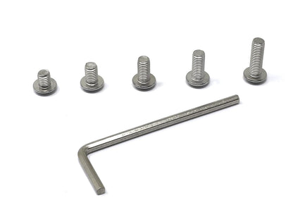 iexcell 50 Pcs M6 x 20mm Thread Pitch 1 mm Stainless Steel 304 Hex Socket Button Head Cap Screws Bolts Kit