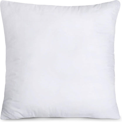 Utopia Bedding Throw Pillows (Set of 4, White), 18 x 18 Inches Pillows for Sofa, Bed and Couch Decorative Stuffer Pillow