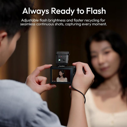 ULANZI Mini Camera Flash SL01 Speedlite Digital Camera Speedlight with Hot Shoe, Compatible with Sony/Canon/Fuji/Nikon/Panasonic/Olympus/Pentax