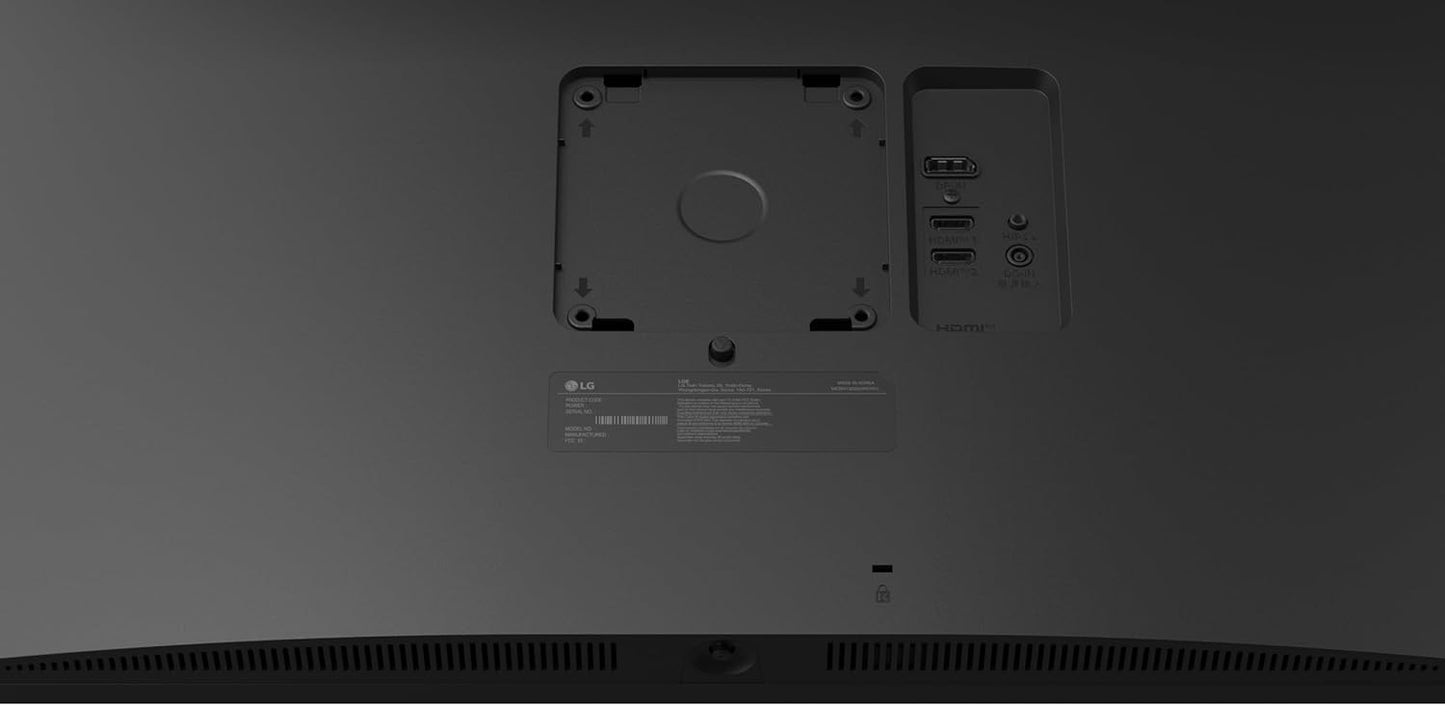 LG 27" 27BA45U-B 27" Ultrafine UHD (3840 x 2160) 4K IPS Monitor – 5ms 60Hz HDR10, DCI-P3 90%, Tilt/Height/Swivel/Pivot Adjustment, HDMI & DisplayPort, Eye Comfort, Black