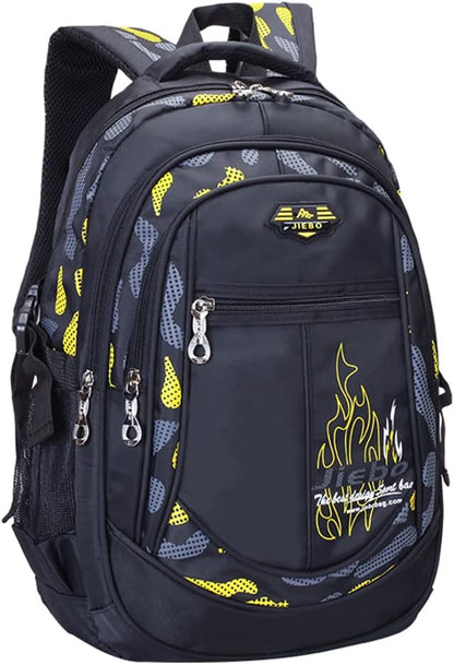 Blue-Camouflage Backpacks for Boys School Elementary, Camouflage Boys School Bags Capacity Bookbags