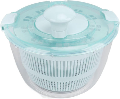 Salad Spinner Lake Blue 5L Fast Manual Washer Spinner for Vegetable Fruit Lettuce