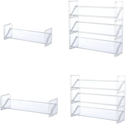 Clear Makeup Storage Organizer | Multi Layer Cosmetic Display | Dressing Table Storage Box | Space Saving Makeup Holder | Plastic Beauty Organizer - PuriLite