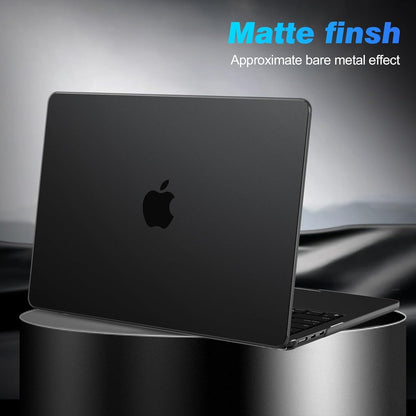 EooCoo Case Compatible with MacBook Air 13 inch M4 M3 M2 2025-2022 A3240 A3113 A2681, 13.6" Hard Case Cover & TPU Keyboard Skin & Screen Protector for Laptop Air 13.6 inch - Crystal Clear
