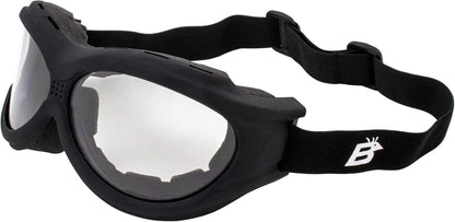 Birdz Eyewear - The Buzzard - Padded Motorcycle Riding Goggle Fits Over Glasses