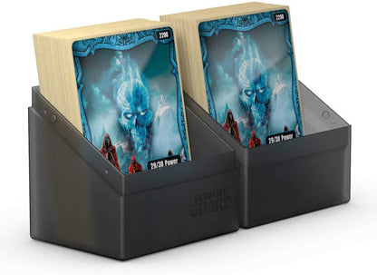 Ultimate Guard Boulder 100+ Classic, Deck Case for 100 Double-Sleeved TCG Cards, Onyx, Secure & Durable Storage for Trading Card Games, Soft-Touch Finish