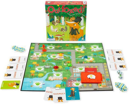 Gamewright Outfoxed! A Cooperative Whodunit Board Game for Kids 5+