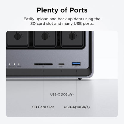 UGREEN NASync DXP2800 2-Bay Desktop NAS, Auto Backup Organize Phones/PCs Private Cloud Storage for Home & Office, Intel N100 Quad-core CPU, 8GB DDR5 RAM, 2.5GbE, Dual M.2 Slots, 4K HDMI (Diskless)