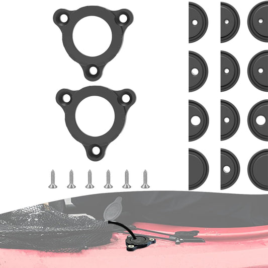 EDSRDPLT 1003 Through Hull Wiring Kit for Installs of Fish Finders, Motors, Lighting Kits Kayak Wiring Accessories Hull Wiring Kit for Running Wiring Through The Hull of Kayak or Boat