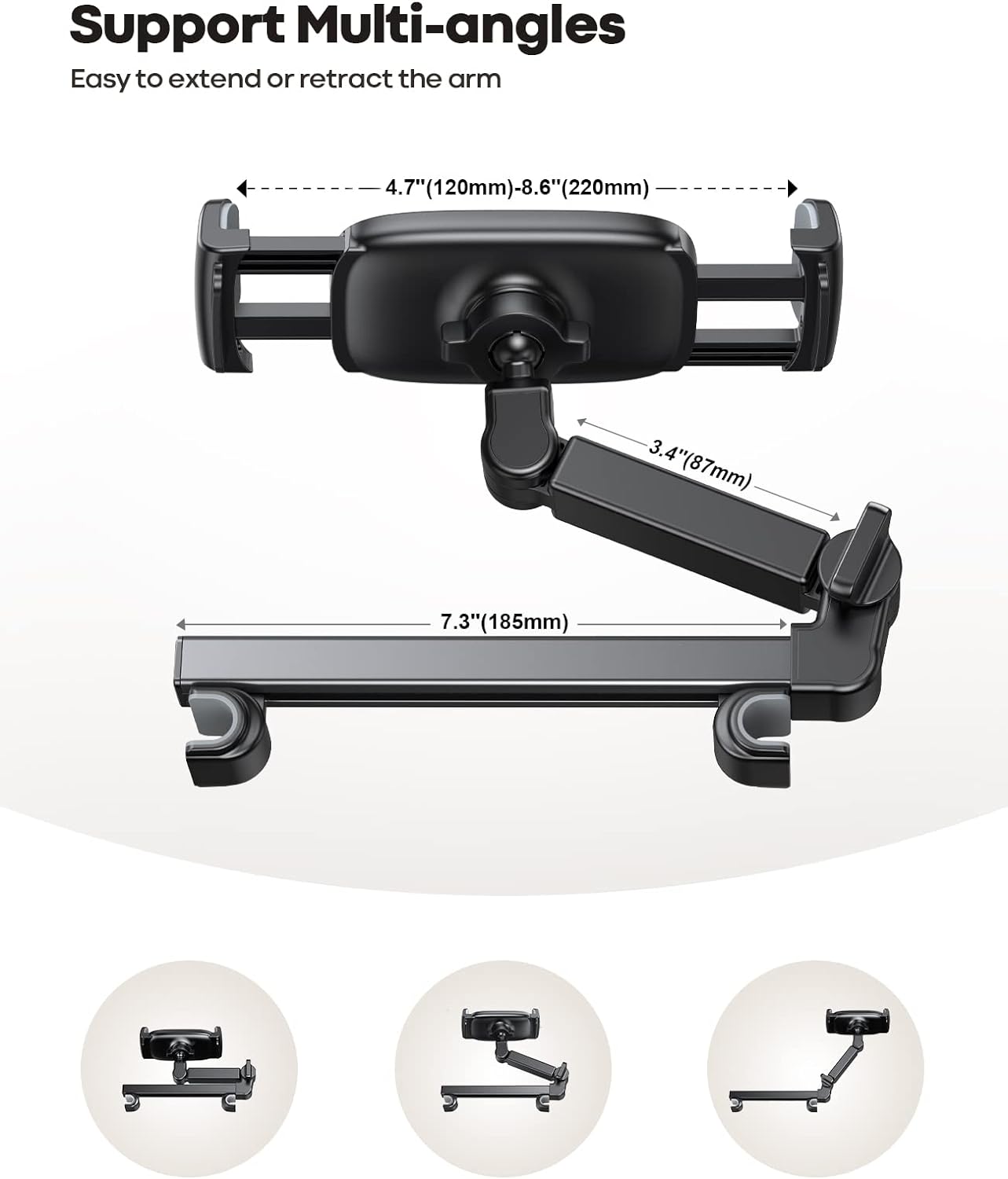 Purilite Select Car Headrest Tablet Holder