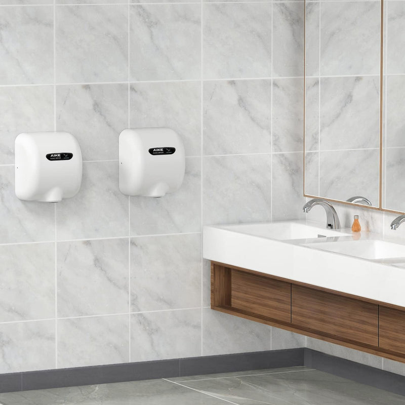 AIKE Surface Mounted High Speed Commercial Hand Dryer CUL Approved 120V 1500W, Brushed Stainless Steel Finish Model AK2800B