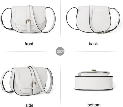 Crossbody Bags for Women Small Over the Shoulder Saddle Purses and Boho Cross body Handbags,Vegan Leather