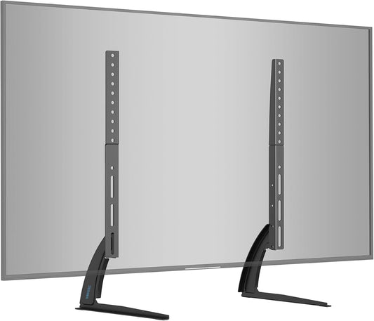 GPlus+ Universal Table Top TV Stand for Most 23 to 75 inch LCD LED Plasma Flat Screen TVs, TV Base Height Adjustable Leg Stand Holds up to 88 lbs/40Kg, VESA up to 800x600mm, LDT03-26L
