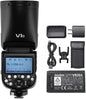 Godox V1C Professional Camera Flash Speedlite TTL Speedlight Round Head Wireless 2.4G Compatible with Canon EOS Series 1500D 3000D 5D Mark LLL 5D Mark ll for Wedding Portrait Studio Photography
