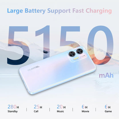 OUKITEL C36 Smartphone, Unlocked Cell Phone Canada, Android 14 Phone, 16GB+256GB/TF 1TB Expandable, 6.56'' HD+ Large Screen, 5150mAh, 4G Sim 3 Card, Fingerprint/Face Unlock Telephone, GPS