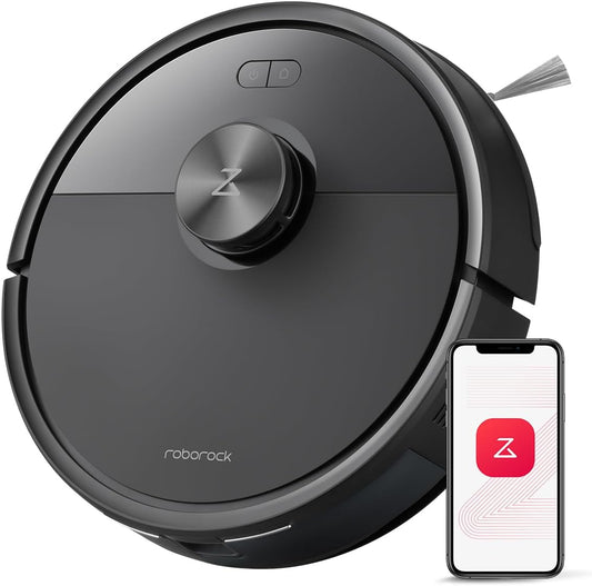 roborock Q7 M5 Robot Vacuum and Mop Combo, 10,000Pa Suction, Automatic Vacuum Cleaner for Home Robot, Self-Charging Robotic Vacuum Cleaning, APP-Controlled Mopping, LiDAR Navigation, Pet Hair