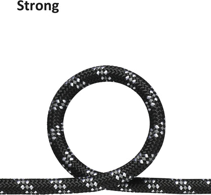 Long Rope Leash for Dog Training 10FT 16FT 30FT 50FT 100FT, Reflective Threads Check Cord Dog Leash Tie-Out Cable, Heavy Duty Dog Lead for Large Medium Small Dogs Outside Walking, Playing, Camping, or Yard