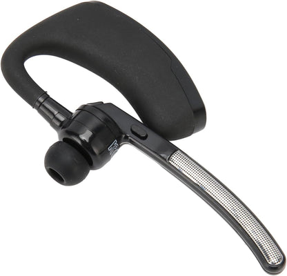 BT Earpiece, Cordless Handsfree Headset with Microphone, Noise Cancelling Single Ear Headset, Driving BT Headset for Phone Business Office Cell Phone