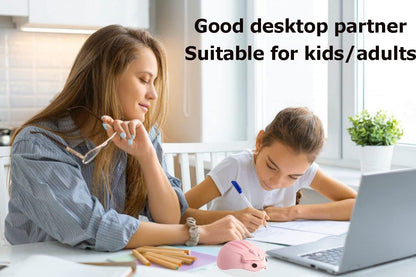 2.4GHz Wireless Hamster-Shaped Mouse – Cute Portable Optical USB Cordless Mouse 1200DPI for PC, Laptop, MacBook, Kids, Teens, Adults – Pink - PuriLite