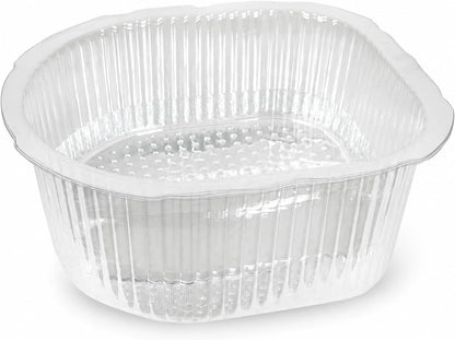 ForPro 100ct Universal Pedi Bath Liners, Clear, Disposable