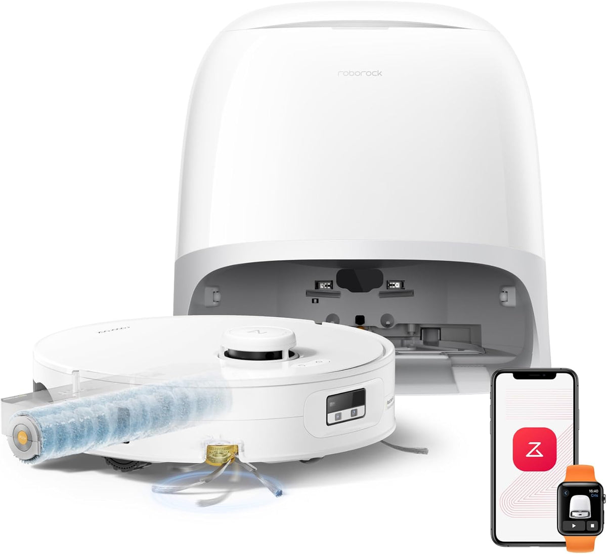 roborock Qrevo Curv 2 Flow SpiraFlow Robot Vacuums and Mop 20,000Pa Suction