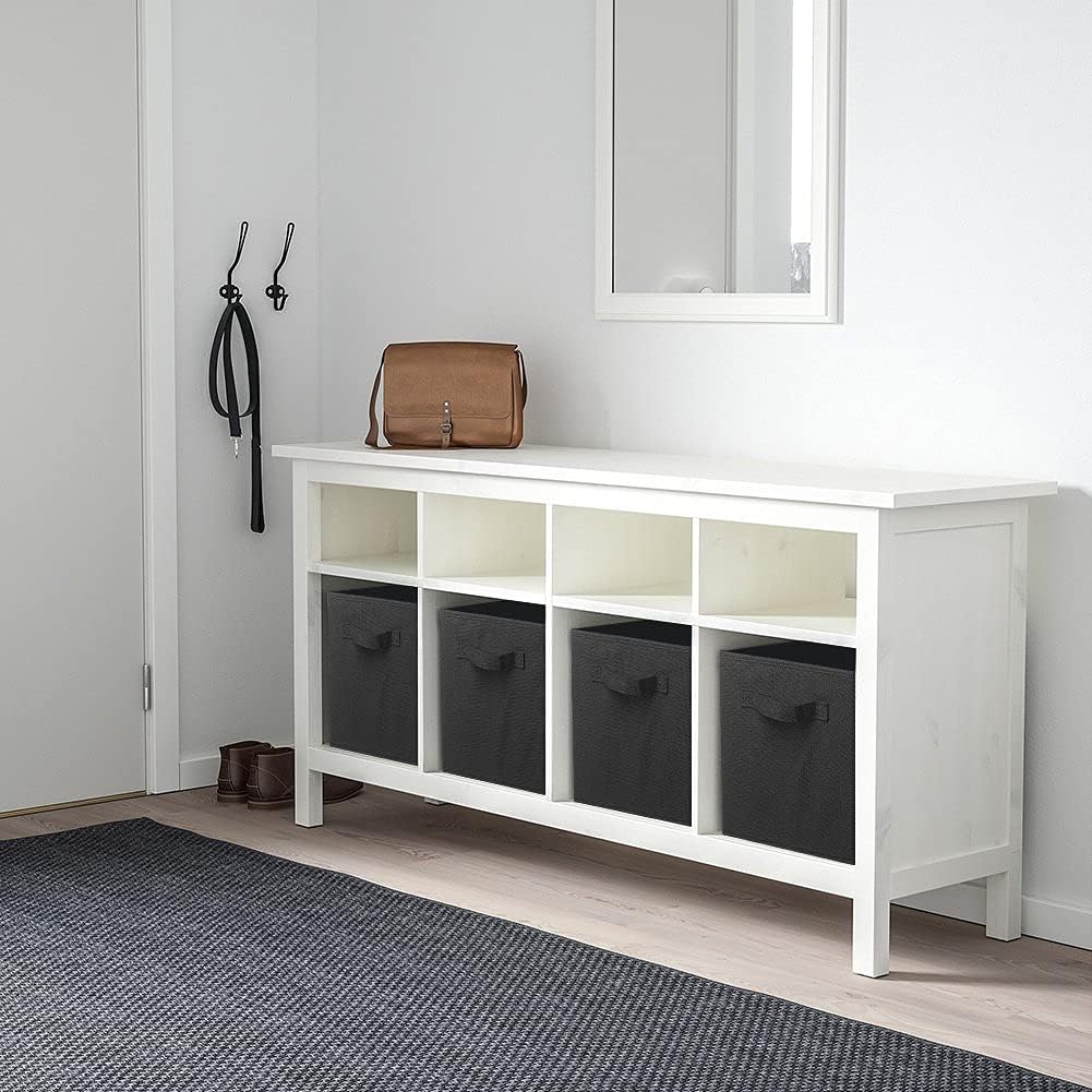 ShellKingdom Storage Bins, Foldable Fabric Storage Cubes And Cloth Organizer Drawer For Closet And Toys, 6 Pack (Lavender+Light Blue+Pink)