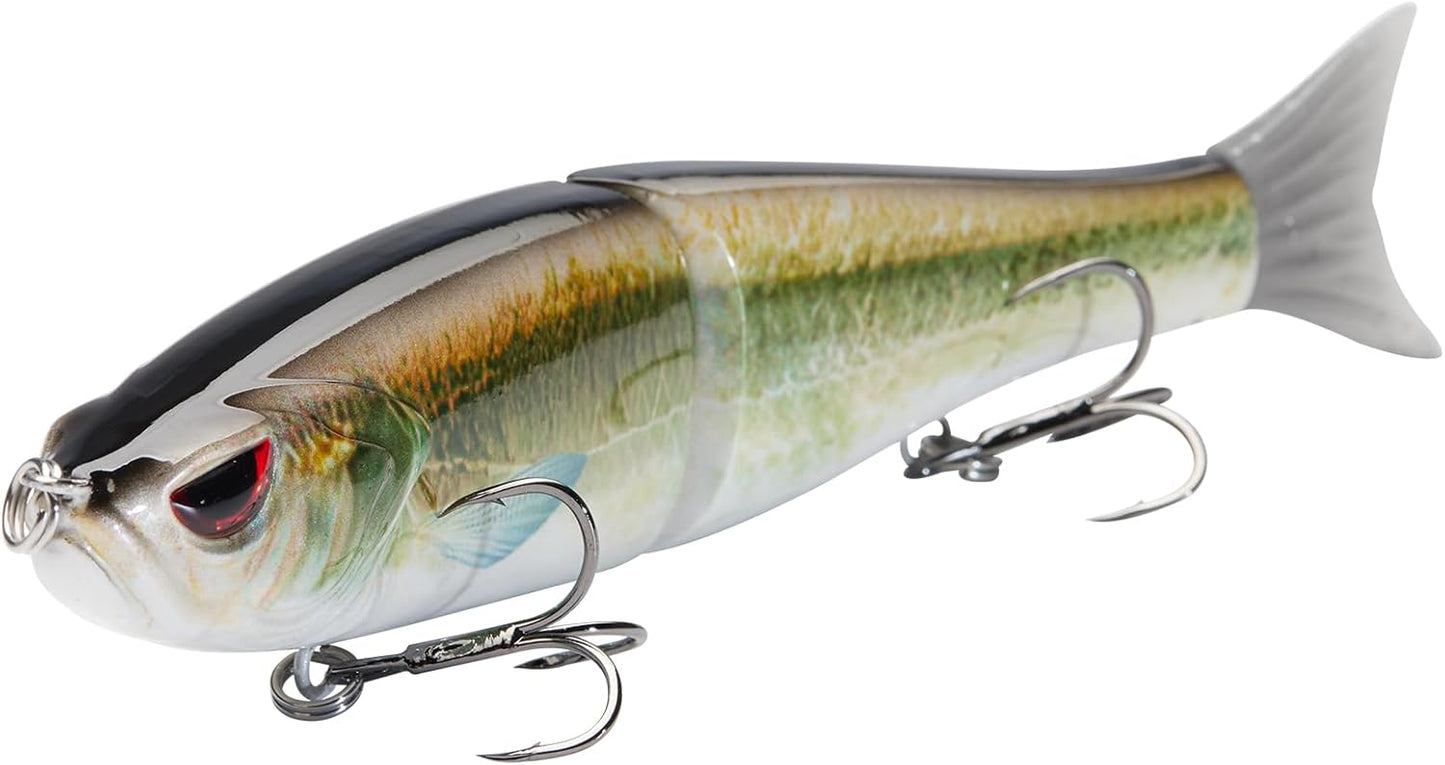 Bassdash SwimShad Glide Baits Jointed Swimbait Bass Pike Salmon Trout Muskie Fishing Lure