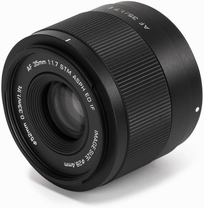 VILTROX 25mm f1.7 E, APS-C Lens for Sony E, Large Aperture STM Auto Focus Lens for Sony E-Mount A7C A7RII A7SII A7II A7RIII A7IV A7RIV A9 A1 ZVE1 A93 A6700 A6600 A6500 A6400 FX3 ZV-E10 FX30 ZV-E10II