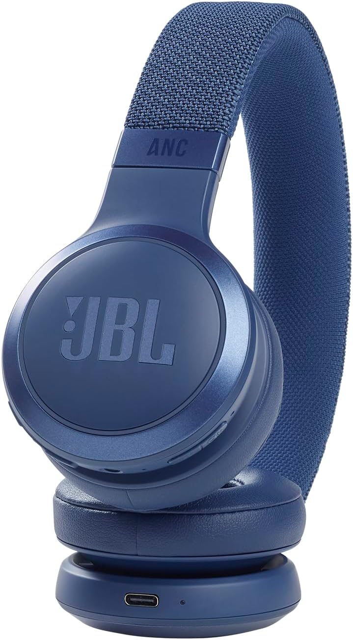 JBL Live 460NC - Wireless On-Ear Noise Cancelling Headphones with Long Battery Life and Voice Assistant Control - Black