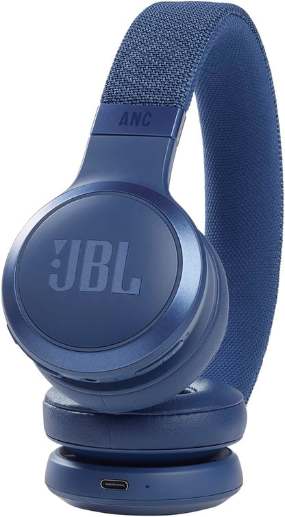 JBL Live 460NC - Wireless On-Ear Noise Cancelling Headphones with Long Battery Life and Voice Assistant Control - Black