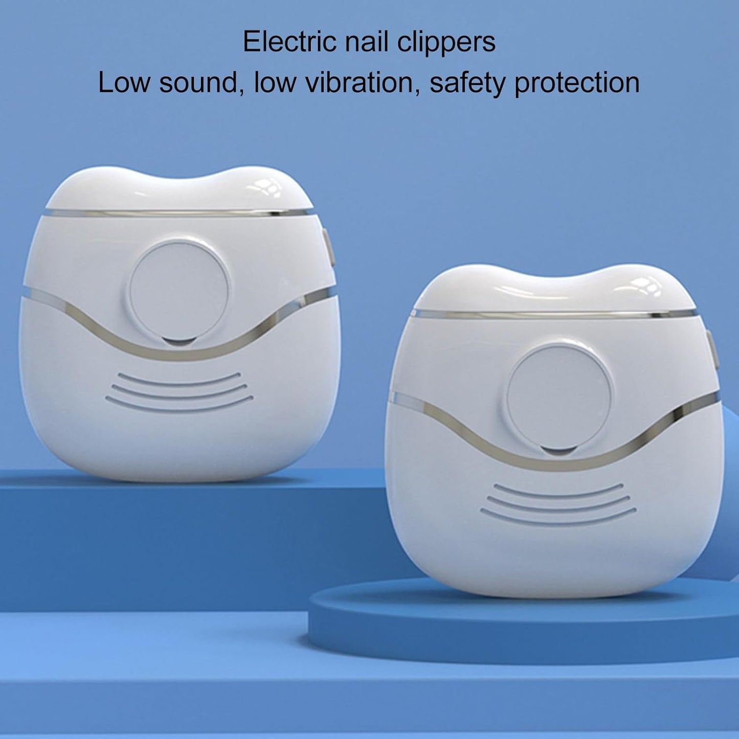 Automatic Electric Nail Clipper Multifunction Efficient Safety Low Noise Automatic Nail Clipper for Home Travel（For fingernail trimming only）