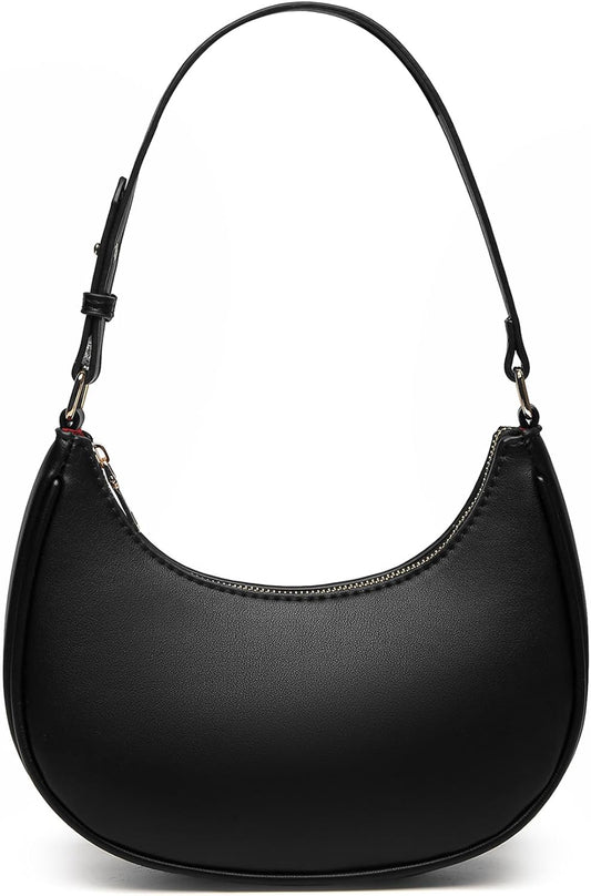 Barabum Retro Classic Clutch Shoulder Tote HandBag with Zipper Closure for Women