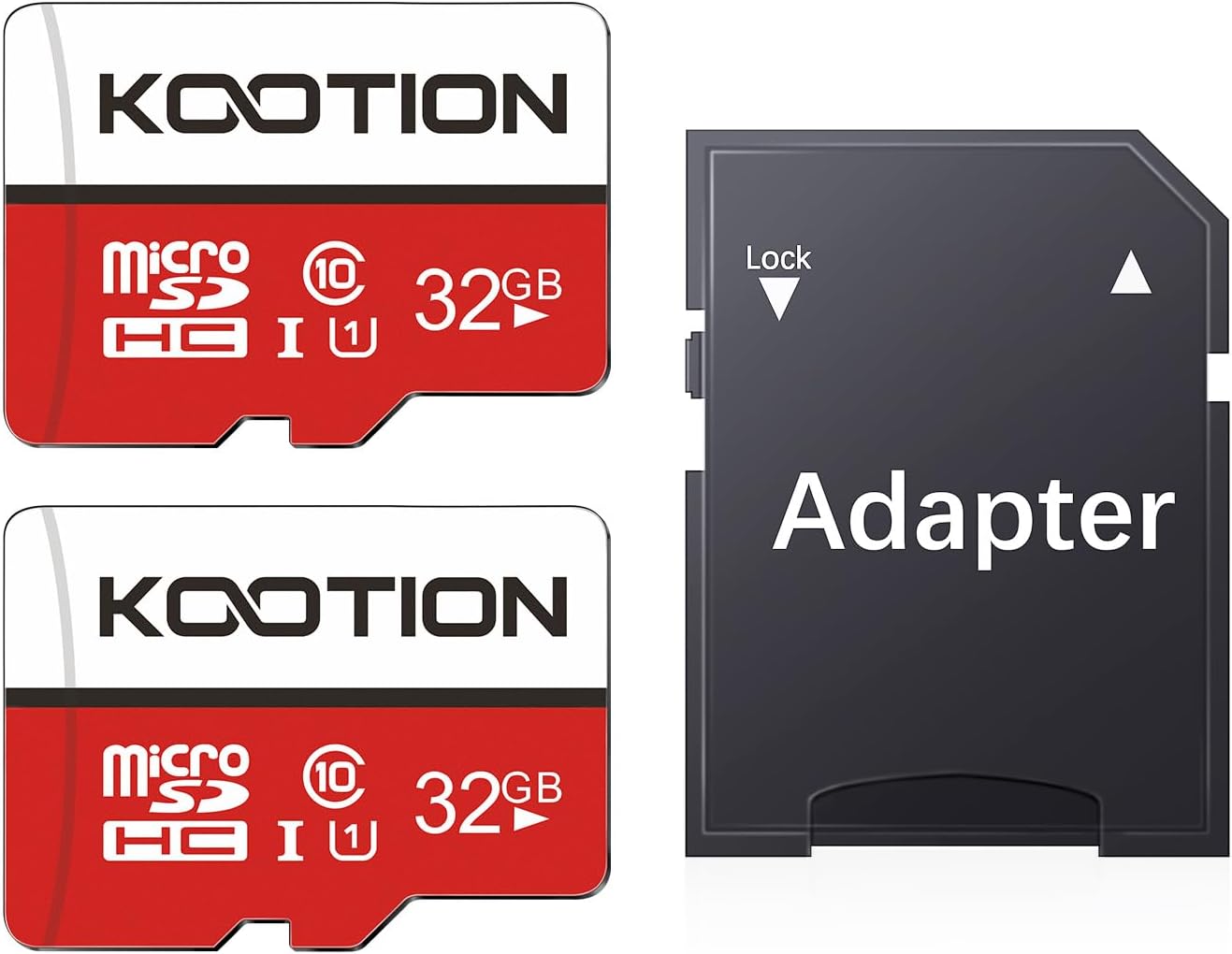 KOOTION 10 Pack 16 GB Micro SD Card Class-10 Micro SDHC Card 16 GB UHS-I High Speed TF Card R Flash C10 U1 Memory Card