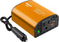200W Car Power Inverter DC 12V to 110V AC Car Outlet Adapter Converter with PD 25W &QC3.0 USB Ports Laptop Car Charger